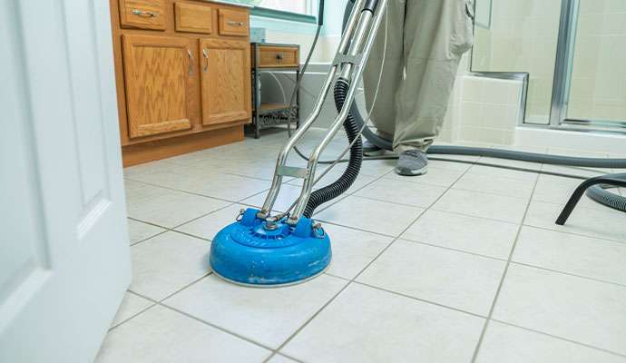 6. Tile and grout cleaning